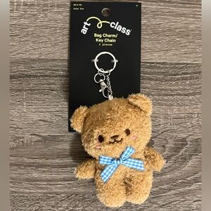 Art Class Bag Charm Teddy Bear